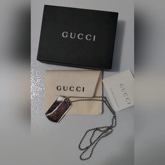 Gucci Dog Tag Necklace - Picture 3 of 8